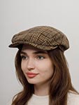 Кепка WIGENS арт. 102110 IVY CONTEMPORARY CAP (коричневый / бежевый)